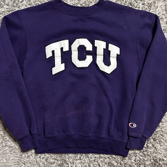 2000s Champion TCU Crewneck - Picture 2 of 4